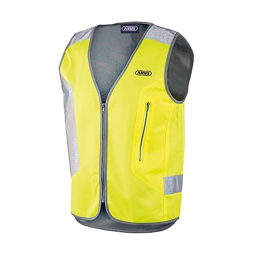 ABUS Lumino Night Vest Veiligheidsvest Veiligheidsvest met LED-licht achter geel maat XXXL