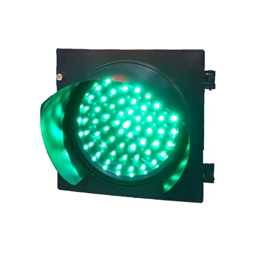 XNYXLPP Verkeerslichten Borden Lichten, LED-verkeersstoplicht, Industrieel laadperronlicht, Auto- en voetgangersverkeersborden Verkeerslicht (Green 200MM_220V)