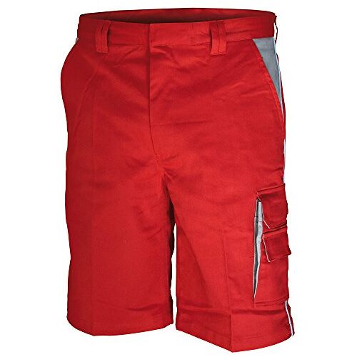 Carson Contrast CC709S.GS werkshorts 62 rood/grijs