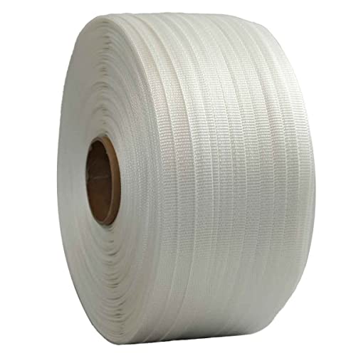 Tecplast Gevlochten Omsnoeringsband 16 mm x 850 m Kwaliteit PRO  FT Hoge sterkte 450kg PET textielband