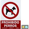 Normaluz Bord PVC verboden honden 21 x 30 cm