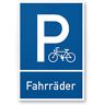 Komma Security Parkeerplaats, parkeerplaats fietsen kunststof bord (blauw, 20 x 30 cm), instructiebord voor fietsparkeerplaats, plaats reserviert fietsen neerzetten, parkeren fietsers