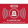 ABUS AU1423 waarschuwingssticker alarm -D- 74 x 52,5 mm