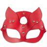 PodoNy Kat vrouw masker kat masker, sexy cosplay masker, lederen kat masker, gothic half gezicht PU masker, zachte maskerade masker, feestmasker