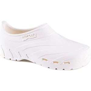 REPOSA Slimme sanitaire schoenen voor dames en heren, licht, anti-shock, anatomische werkschoenen met zijdelingse gaten, antistatisch, milieuvriendelijke professionele schoen, hielsluiting en REPOSA Slimme sanitaire schoenen voor dames en heren, licht, anti-shock, anatomische werkschoenen met zijdelingse gaten, antistatisch, milieuvriendelijke professionele schoen, hielsluiting en