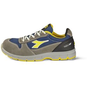 UTILITY DIADORA Run Text Low S1p SRC ESD veiligheidsschoen Unisex Volwassenen, Grijs kasteel blauw leer, 43 EU UTILITY DIADORA Run Text Low S1p SRC ESD veiligheidsschoen Unisex Volwassenen, Grijs kasteel blauw leer, 43 EU