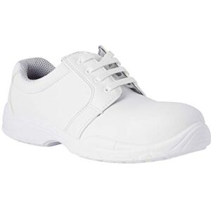 REPOSA WORK werkschoenen, gesloten werkschoenen met veters en tenen, ademend microvezel bovenmateriaal, hygiëneschoenen, anatomische binnenzool, PU-zool REPOSA WORK werkschoenen, gesloten werkschoenen met veters en tenen, ademend microvezel bovenmateriaal, hygiëneschoenen, anatomische binnenzool, PU-zool