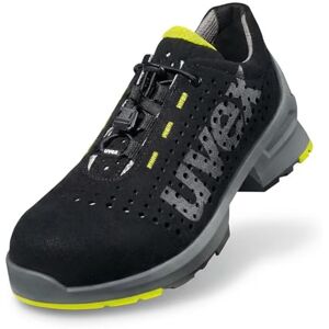Uvex 1 S1-werkschoenen veiligheidsschoenen voor dames en heren limoen/zwart, zwart lime, 42 EU Uvex 1 S1-werkschoenen veiligheidsschoenen voor dames en heren limoen/zwart, zwart lime, 42 EU