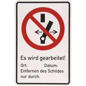 KS TOOLS 117.2482 Waarschuwingsbord geaard KS TOOLS 117.2482 Waarschuwingsbord geaard