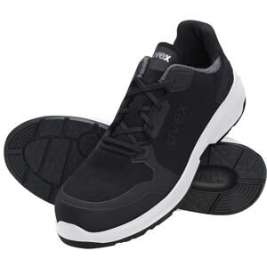 Uvex 1 Sport S3 ESD veiligheidsschoenen voor heren comfortabele en ademende werkschoenen voor mannen lichte en ergonomische lage schoenen velours, zwart, 38 EU Uvex 1 Sport S3 ESD veiligheidsschoenen voor heren comfortabele en ademende werkschoenen voor mannen lichte en ergonomische lage schoenen velours, zwart, 38 EU