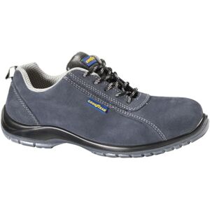 Goodyear S1P blauwe suède veiligheidsschoenen, werkschoenen maat 46 Goodyear S1P blauwe suède veiligheidsschoenen, werkschoenen maat 46