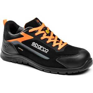 Sparco Nitro ESD S3L SR FO veiligheidsschoenen running unisex werkschoenen waterafstotend composietkap antislipzool ademend, Donkergrijs neongeel, 45 EU Sparco Nitro ESD S3L SR FO veiligheidsschoenen running unisex werkschoenen waterafstotend composietkap antislipzool ademend, Donkergrijs neongeel, 45 EU