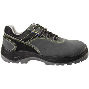 Goodyear S1P metalen veiligheidsschoenen in zwart en grijs suèdeleer, maat 48 Goodyear S1P metalen veiligheidsschoenen in zwart en grijs suèdeleer, maat 48