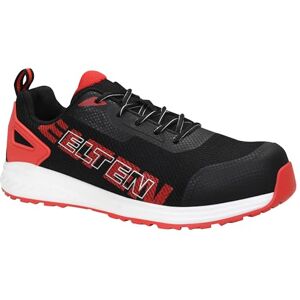 ELTEN BATIS black-red Low ESD S1PL, veiligheidsschoenen voor heren, licht, kunststof kap (lichter dan stalen neus), bovenmateriaal: textiel, binnenvoering: textiel (ademend), maat 45, zwart-rood, 45 ELTEN BATIS black-red Low ESD S1PL, veiligheidsschoenen voor heren, licht, kunststof kap (lichter dan stalen neus), bovenmateriaal: textiel, binnenvoering: textiel (ademend), maat 45, zwart-rood, 45