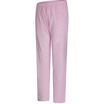 MISEMIYA Uniformen Medische Scrub Broek Unisex Ziekenhuis Uniform Broek Ref.8314, Lichtroze, S MISEMIYA Uniformen Medische Scrub Broek Unisex Ziekenhuis Uniform Broek Ref.8314, Lichtroze, S