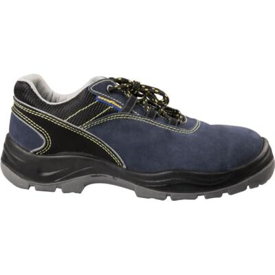 Goodyear S1P Metalen Veiligheidsschoenen In Suedeleer Kleur Blauw En Zwart Maat 37 Goodyear S1P Metalen Veiligheidsschoenen In Suedeleer Kleur Blauw En Zwart Maat 37