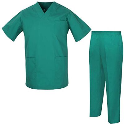 MISEMIYA Kaack en broek, gezondheidsuniformen 8178, uniseks, voor volwassenen, Groen, XS MISEMIYA Kaack en broek, gezondheidsuniformen 8178, uniseks, voor volwassenen, Groen, XS