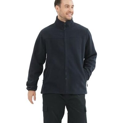 MISEMIYA Volwassen Polar Werk Uniform Industriële Werkplaats Monteur Technicus Loodgieter Metselaar Ref-008, Donkerblauw, XL MISEMIYA Volwassen Polar Werk Uniform Industriële Werkplaats Monteur Technicus Loodgieter Metselaar Ref-008, Donkerblauw, XL