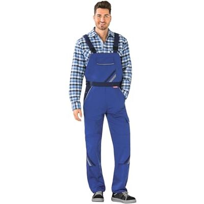 Planam tuinbroek Highline, maat 60, 1 stuk, korenblauw/marine/zink, 2330060 Planam tuinbroek Highline, maat 60, 1 stuk, korenblauw/marine/zink, 2330060