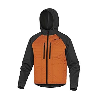 Deltaplus werkbroek voor heren, blauw-oranje, XXL Deltaplus werkbroek voor heren, blauw-oranje, XXL