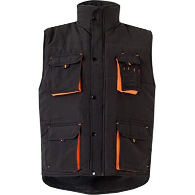 VELILLA 205902 0/16 XL gewatteerd vest met meerdere zakken, zwart, maat XL VELILLA 205902 0/16 XL gewatteerd vest met meerdere zakken, zwart, maat XL