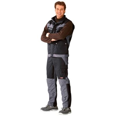 Planam Winter vest "Plaline" maat XL in zwart/zink, meerkleurig, 2580056 Planam Winter vest "Plaline" maat XL in zwart/zink, meerkleurig, 2580056