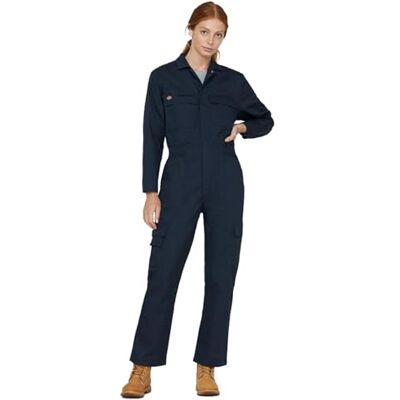 Dickies Dagelijkse overall voor dames, Donkere marine, S Dickies Dagelijkse overall voor dames, Donkere marine, S