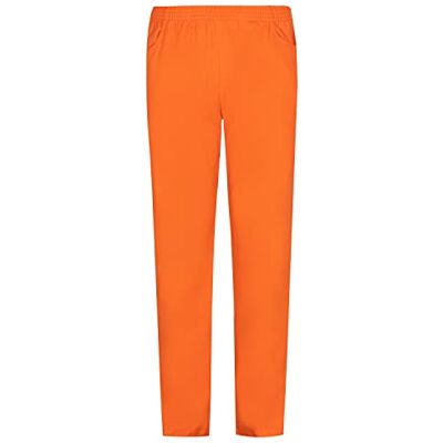MISEMIYA Unisex broek elastische taille uniform werk kliniek ziekenhuis reiniging dierenarts hygiëne gastvrijheid Ref.8312, Oranje, M MISEMIYA Unisex broek elastische taille uniform werk kliniek ziekenhuis reiniging dierenarts hygiëne gastvrijheid Ref.8312, Oranje, M