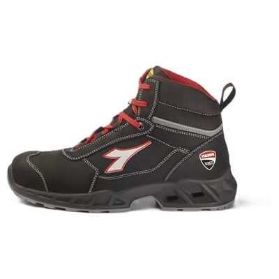 UTILITY DIADORA Diadora Utility Shark Engine Mid S3S FO SR ESD, veiligheidsschoenen, uniseks, volwassenen, zwart/rood, 41 EU, Zwart Rood, 41 EU UTILITY DIADORA Diadora Utility Shark Engine Mid S3S FO SR ESD, veiligheidsschoenen, uniseks, volwassenen, zwart/rood, 41 EU, Zwart Rood, 41 EU