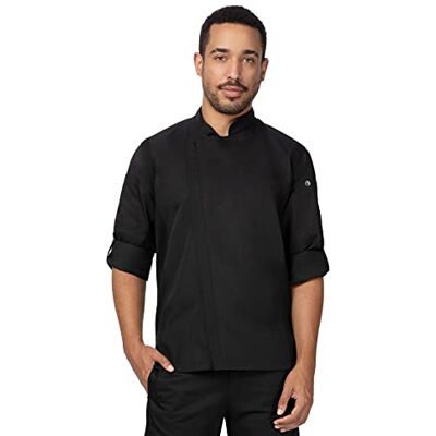 Chef Works Unisex duurzame hardford kookjas kookjas, zwart, XL Chef Works Unisex duurzame hardford kookjas kookjas, zwart, XL