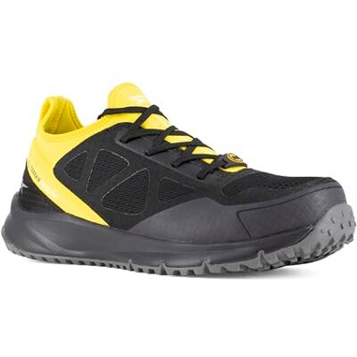 Reebok Baskets de sécurité basses noire et jaune en maille Ripstop embout aluminium ALL TERRAIN S3 SRC 39 Noir / Jaune Reebok Baskets de sécurité basses noire et jaune en maille Ripstop embout aluminium ALL TERRAIN S3 SRC 39 Noir / Jaune