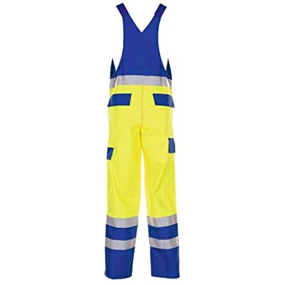 Planam Heren Major Protect Waarschuwing tuinbroek waarschuwingsgeel korenblauw model 5232 maat 44 Planam Heren Major Protect Waarschuwing tuinbroek waarschuwingsgeel korenblauw model 5232 maat 44