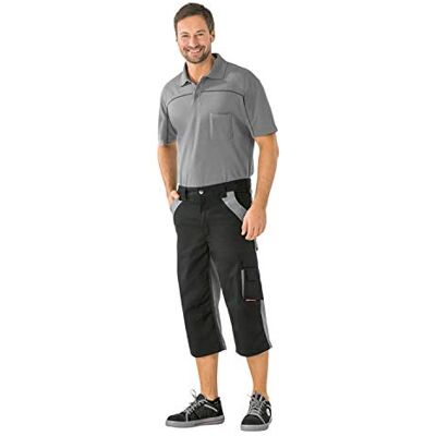 Planam 3/4 broek Plaline, maat XX-Large zwart/zink. Planam 3/4 broek Plaline, maat XX-Large zwart/zink.