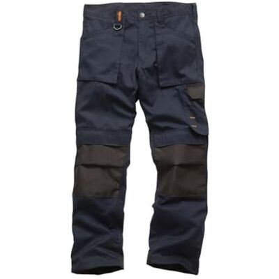 Scruffs Werkkleding Werkbroek voor heren, marineblauw, 28W kort, UK Scruffs Werkkleding Werkbroek voor heren, marineblauw, 28W kort, UK