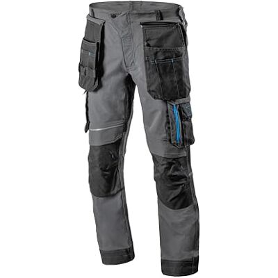 Högert Technik Beschermbroek Tauber, 4-way stretch, donkergrijs/blauw, S-3XL, Cordura-kniebescherming, 10+ zakken, ventilatie, reflecterend, werk, handwerk, bouw, donkergrijs/blauw, M Högert Technik Beschermbroek Tauber, 4-way stretch, donkergrijs/blauw, S-3XL, Cordura-kniebescherming, 10+ zakken, ventilatie, reflecterend, werk, handwerk, bouw, donkergrijs/blauw, M