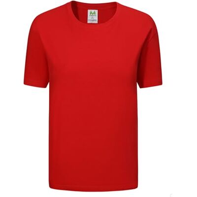 MISEMIYA T-shirt voor werk, industrie, techniek, techniek, loodgieter, badjas, TS150, Rood, XS MISEMIYA T-shirt voor werk, industrie, techniek, techniek, loodgieter, badjas, TS150, Rood, XS