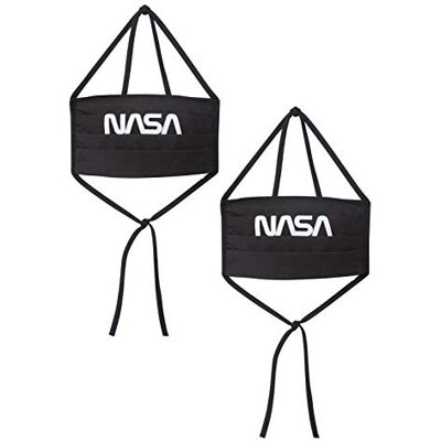 Tee Nasa Gezichtsmasker 2-pack Everyday, Zwart, One Size, Zwart, 1 count (Pack of 2) Tee Nasa Gezichtsmasker 2-pack Everyday, Zwart, One Size, Zwart, 1 count (Pack of 2)
