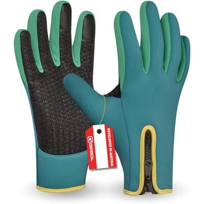 Gebol Pinus 1 paar maat L (maat 9) winterwerkhandschoen voor de tuin met touch-functie warme fleece voering en antislip binnenoppervlak voor heren groen, blauw Gebol Pinus 1 paar maat L (maat 9) winterwerkhandschoen voor de tuin met touch-functie warme fleece voering en antislip binnenoppervlak voor heren groen, blauw