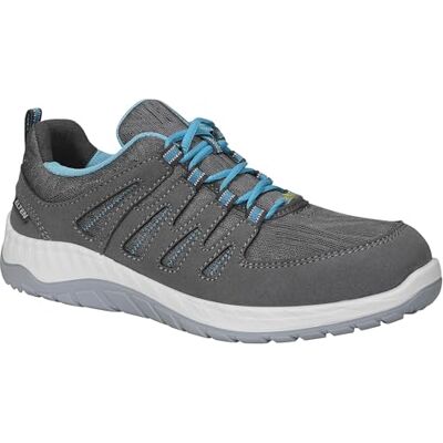 ELTEN Veiligheidsschoenen Maddie Grey Low ESD S1PS, dames, textiel, stalen neus, licht, sportief, Grijs turquoise, 39 EU ELTEN Veiligheidsschoenen Maddie Grey Low ESD S1PS, dames, textiel, stalen neus, licht, sportief, Grijs turquoise, 39 EU