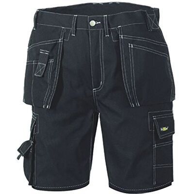 texxor Canvas Shorts "Bermuda", korte werk/werkbroek, maat 46, zwart, 4341 texxor Canvas Shorts "Bermuda", korte werk/werkbroek, maat 46, zwart, 4341