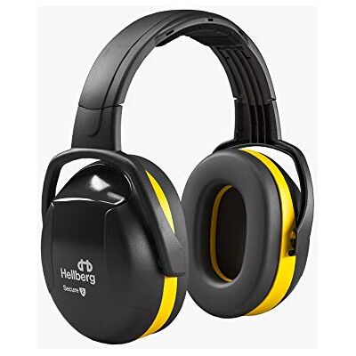 Hellberg Safety 41002-001 Secure 2 hoofdband gehoorbescherming, 26 dB NRR, niveau 2 bescherming voor middelhoog tot hoog geluid, beste keuze voor hoogfrequent geluid, Geel, L Hellberg Safety 41002-001 Secure 2 hoofdband gehoorbescherming, 26 dB NRR, niveau 2 bescherming voor middelhoog tot hoog geluid, beste keuze voor hoogfrequent geluid, Geel, L