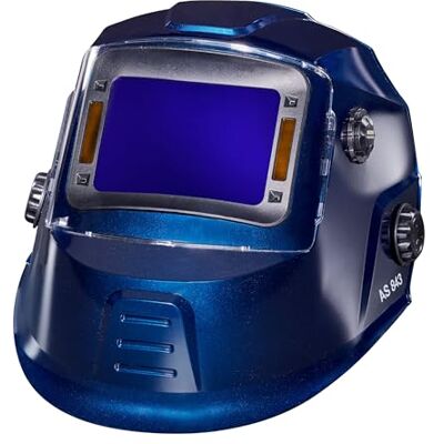 CFH Professionele automatische lashelm AS 843-4 lichtsensoren, geheugenfunctie, low-battery-display, gezichtsveld 108 x 74 mm, UV/IR-bescherming DIN 16, voor MMA, MIG, MAG, TIG, FLUX, PLASMA en CFH Professionele automatische lashelm AS 843-4 lichtsensoren, geheugenfunctie, low-battery-display, gezichtsveld 108 x 74 mm, UV/IR-bescherming DIN 16, voor MMA, MIG, MAG, TIG, FLUX, PLASMA en