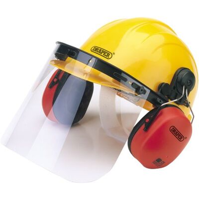 Draper 69933 Beschermende helm met oorschelpen? Bescherming en privacybescherming, geel Draper 69933 Beschermende helm met oorschelpen? Bescherming en privacybescherming, geel