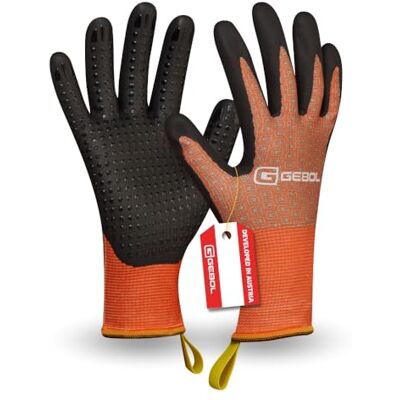 Gebol Bellis 1 paar maat XXXS (maat 4) kindertuinhandschoen met touch-functie ademend en vochtafstotend voor kinderen 4-7 jaar oranje Gebol Bellis 1 paar maat XXXS (maat 4) kindertuinhandschoen met touch-functie ademend en vochtafstotend voor kinderen 4-7 jaar oranje