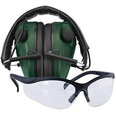 Caldwell 487-309 Helmen E-Max Low met bril, groen, eenheidsmaat Caldwell 487-309 Helmen E-Max Low met bril, groen, eenheidsmaat