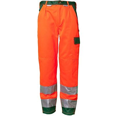 Planam Maat 42 heren veiligheidsbroek 2-kleurig oranje groen model 2018 Planam Maat 42 heren veiligheidsbroek 2-kleurig oranje groen model 2018
