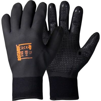 Rostaing WINTERPRO Paar Werkhandschoenen Zwart Winter Ideaal voor Werk in Natte en Koude Omgevingen Waterdicht Comfort Koudebestendigheid Rostaing WINTERPRO Paar Werkhandschoenen Zwart Winter Ideaal voor Werk in Natte en Koude Omgevingen Waterdicht Comfort Koudebestendigheid