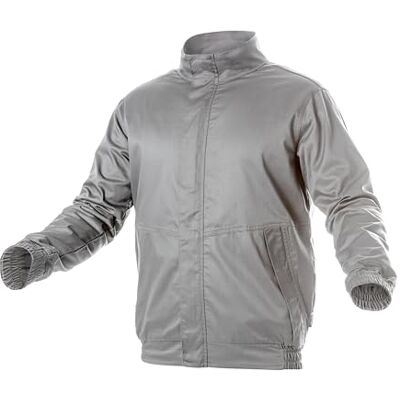 Högert Technik FABIAN Werkjas, 4XL, lichtgrijs, beschermende jas, EN ISO 13688, polyesterkatoen, ademend, reflecterend, voor bouwvakkers en technici Högert Technik FABIAN Werkjas, 4XL, lichtgrijs, beschermende jas, EN ISO 13688, polyesterkatoen, ademend, reflecterend, voor bouwvakkers en technici