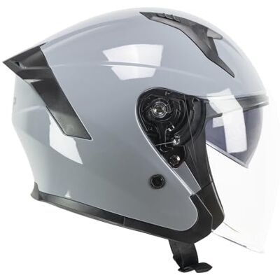 SKA-P 1MHA JEDI MONO Helm met open gezicht, grijs, S (55-56 cm) SKA-P 1MHA JEDI MONO Helm met open gezicht, grijs, S (55-56 cm)