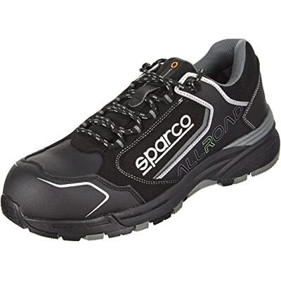 Sparco Allroad S3 SRC, uniseks anti-gelukswerkschoenen, zwart grijs, 43 EU Sparco Allroad S3 SRC, uniseks anti-gelukswerkschoenen, zwart grijs, 43 EU